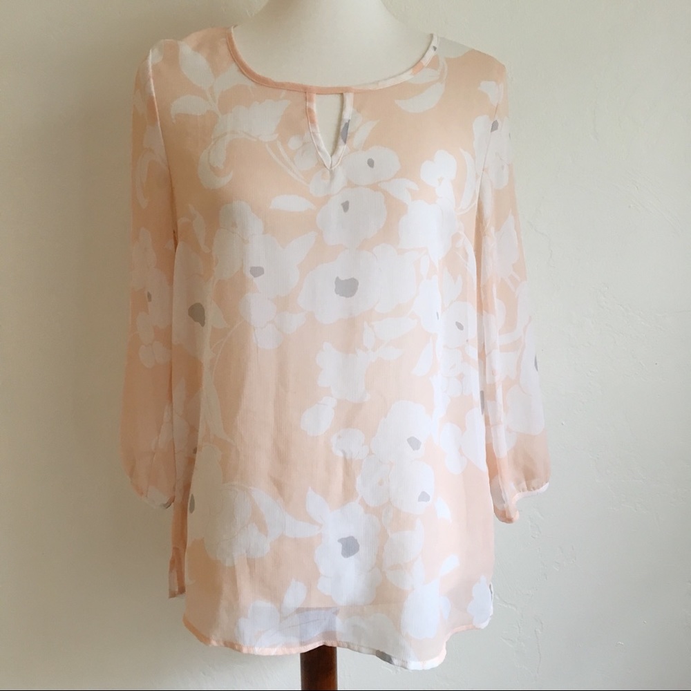 BR Floral Eyelet Blouse - S